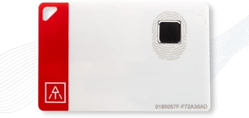 AUTHENTREND ATKey Kártya - FIDO2 hitelesített Ujjlenyomat, Kártya típusú Biztonsági Kulcsot, USB-port, NFC & Bluetooth, hogy