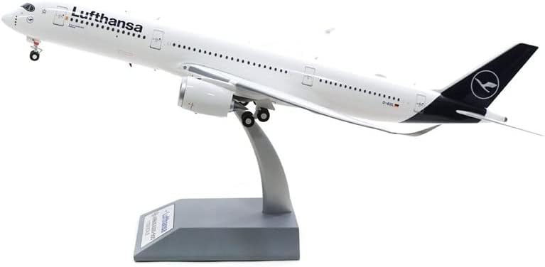JFOX a Lufthansa Airbus A350-941 D-AIXL állvánnyal Limited Edition 1/200 FRÖCCSÖNTÖTT Repülőgép Előre elkészített Modell