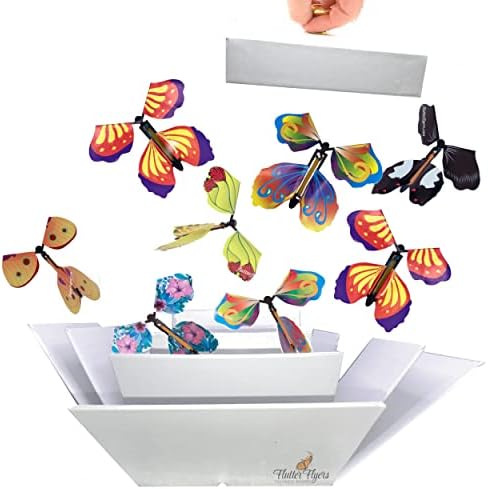 FLUTTERFLYERS FlutterBox én DIY Robbanás Pillangó Ajándék Doboz Készlet * Előkészítés Szükséges Rózsaszín DIY FlutterBox +5