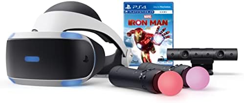 Sony Playstation VR Marvel vasember VR Csomag: Playstation VR Headset, Kamera, 2 Move Motion Szabályozók, a Marvel vasember VR Digitális