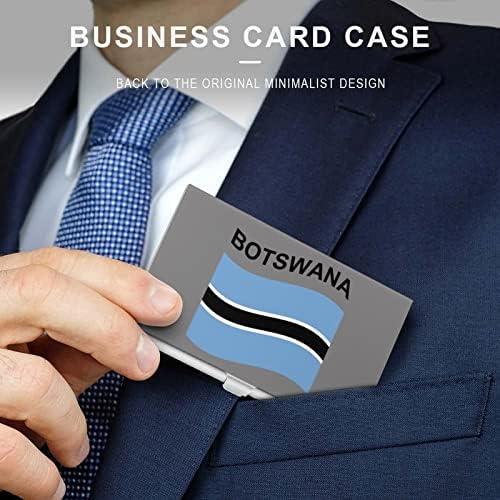 Zászló Botswana Üzleti Kártya tulajdonosa a Kártya Tárca Fém Kártya Esetében a Nők a Férfiak 3.7* 2.2 Hüvelyk