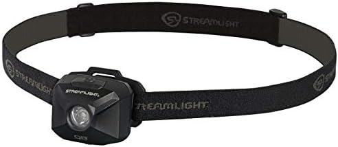 Streamlight 61432 QB Kompakt 200-Lumen Újratölthető Helyszínen tompított Fényszóró a Kalap Klip, Fej-Csuklószíj USB-Kábel, Fekete