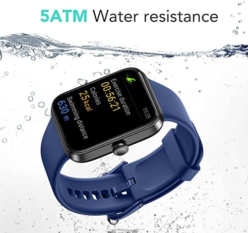 SKG Smart Óra, Fitness Tracker 5ATM Vízálló Úszni, Egészségügyi Monitor a pulzusszám, a Vér Oxigén, Aludni, 1.7 érintőképernyő,