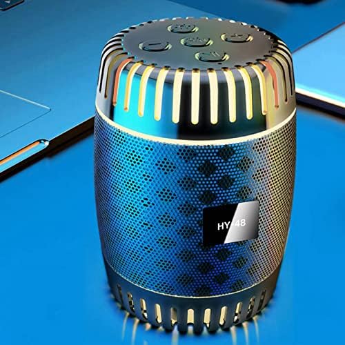 Led Színes Fény Vezeték nélküli 5.0 Bluetooth Hangszóró Mini Dual Hangszóró, Mélynyomó Magas Hangerő HiFi Hang 32g Kibővített Tároló