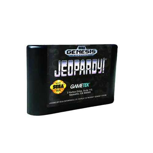 Királyi Retro Jeopardy! - USA Címke Flashkit MD Electroless Arany PCB Kártya Sega Genesis Megadrive videojáték-Konzol (NTSC-U)