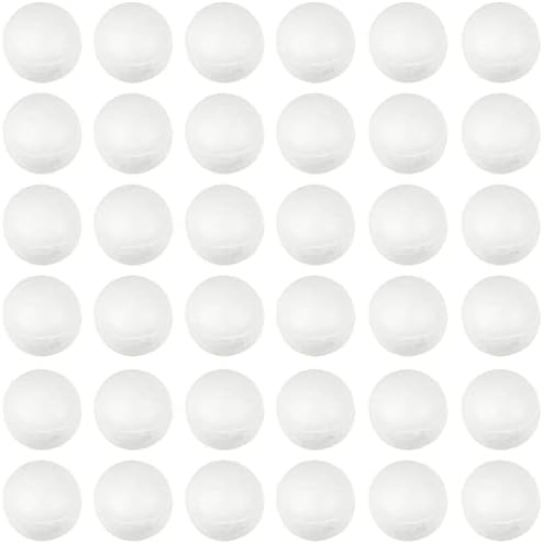 100 Hab Labdát Fehér Polisztirol Golyó DIY Kézműves Esküvői Dekoráció Háztartási Díszek (2 cm) Hungarocell Golyók