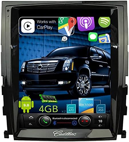 CARSOLL Kompatibilis Cadillac Escalade 2007 2008 2009 2010 2011 2012 2013 2014 Android Tesla Stílus Rádió Képernyőn CarPlay Sztereó