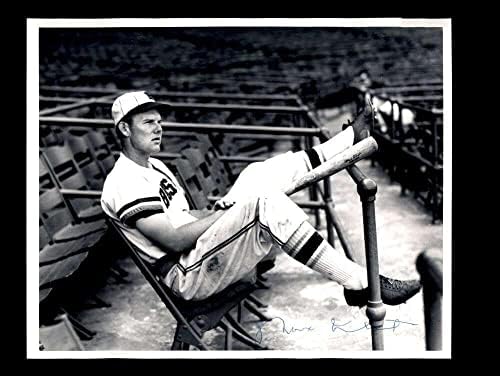 Max Nyugati SZÖVETSÉG Coa Aláírt 8x10 Vintage Fotó Autogram - Dedikált MLB Fotók