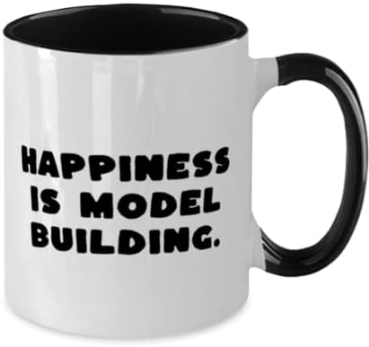 Divatos Modell Épület Két Hang 11oz Bögre, a Boldogság Modell Épület, Aranyos Ajándékok Férfiaknak a Nők, Születésnapi Ajándékok,