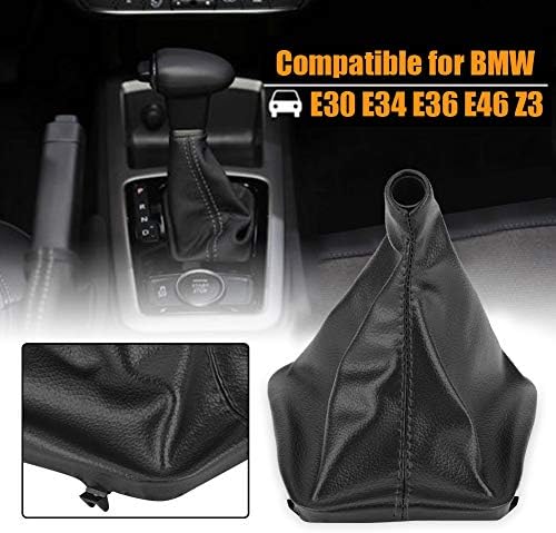 Aramox sebességváltási Boot, Bal Kéz Vezető Autó váltógomb váltógomb Gaiter Csomagtartó Fedél Felszerelése BMW E30 E34 E36 E46 Z3