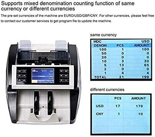 Multi-Nemzeti Valuta Teljes Összeg Bankjegy Detektor, amerikai Dollár bankjegyszámláló Gép, Deviza Multi-Nemzeti bankjegyszámláló