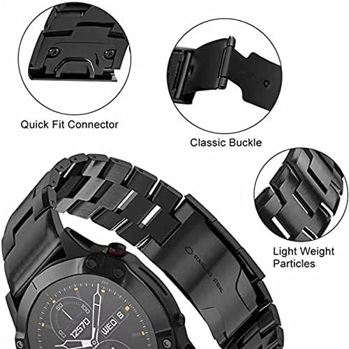 FEHAUK Titán Ötvözet gyorskioldó Watchband A Garmin Fenix 6 5 Plusz 3 3HR 935 945 S60 Wirstband A Fenix 7 X 7 Heveder