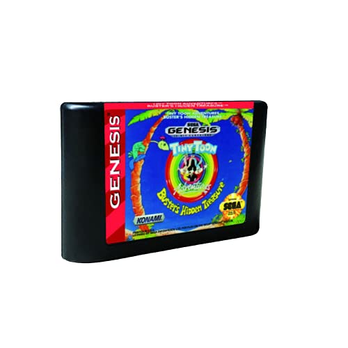 Királyi Retro Kis Firka Kalandok Buster Rejtett Kincs - USA Címke Flashkit MD Kártya Sega Genesis Megadrive videojáték-Konzol