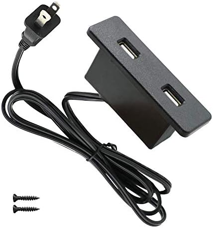 Tápellátással rendelkező USB Hub Aljzat Süllyesztett USB Aljzathoz a Hatalom Gromment 2 USB 2.1 Szerelt Ágyba Asztal Asztal