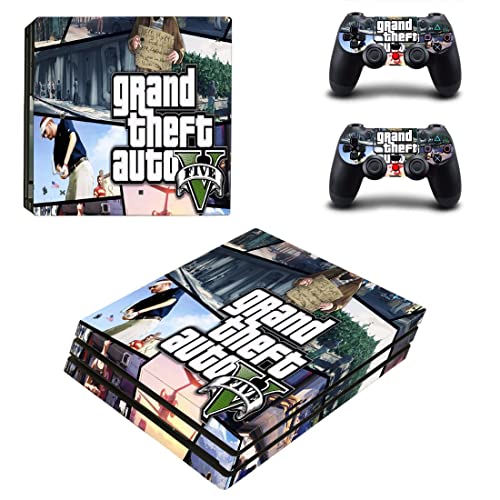A PS4 PRO - Játék Grand GTA-Lopás, Valamint Automatikus PS4 vagy PS5 Bőr Matrica PlayStation 4 vagy 5 Konzol, Illetve az Adatkezelők Matrica