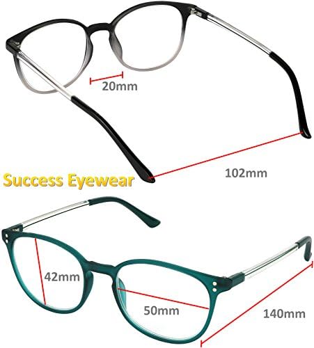 Olvasó Szemüveg 3 Pár Stílusos Szín Olvasók Divat Szemüveg Olvasás Férfi & Nő