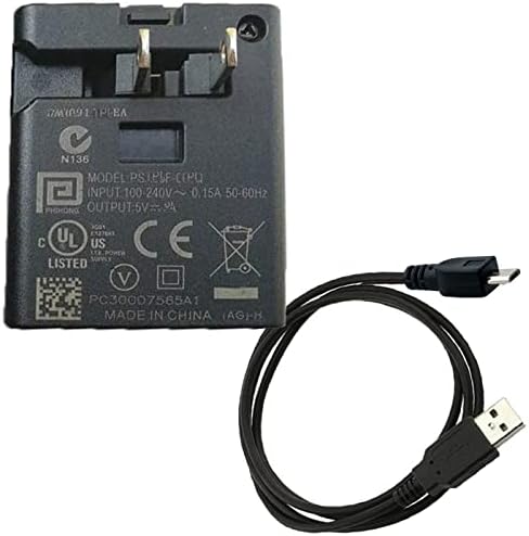UpBright 5V AC/DC Adapter+Micro USB Töltő Kábel Kompatibilis lukasa 004 Bluetooth CD Beépített Sztereó Hangszóró, MP3 Music Player