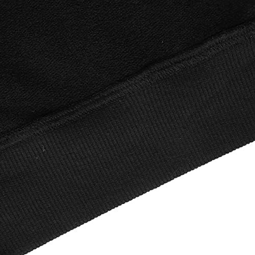 Soulsfeng Grafikus Nyomtatott Sleeve Fekete Pulóver, Elegáns Újszerű Célja a Fiúk Divatos Téli Pulóver
