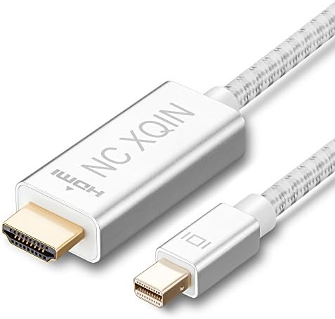 NC XQIN Thunderbolt-HDMI Kábel 6 ft Mini DisplayPort-HDMI Kábel Apple MacBook Air/Pro,Felszíni Könyv,MacBook Pro, asztali számítógép, Projektor,Több