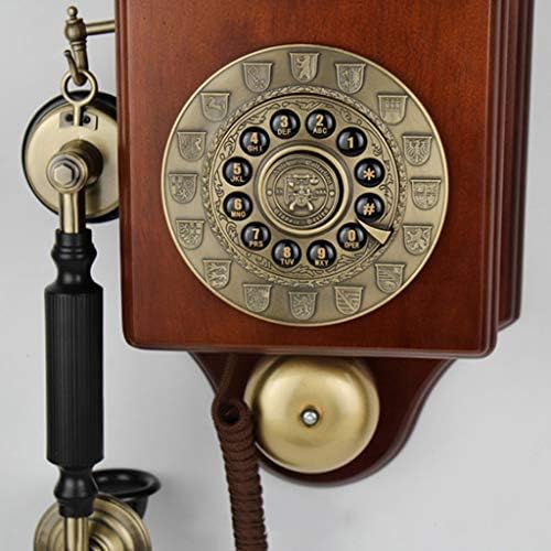 XJJZS Retro Forgó Tárcsa Telefon Antik Vezetékes Kontinentális Telefon Telefon Dekoráció