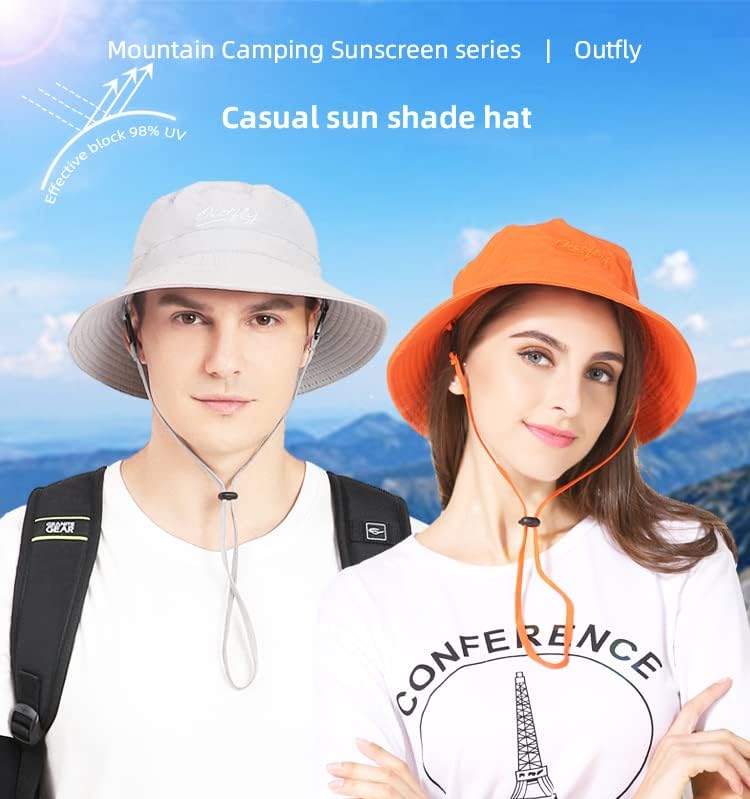 Nyáron Gyorsan száradó Vödör Kalapok a Férfiak, mind a Nők UPF50+ Kerti kalap UV Védelem Strand Sapka