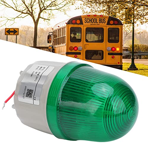 Ipari LED Folyamatos Jel Torony ABS Lámpa LED-Riasztó Forgalom Villogó Figyelmeztető LED Útlezárás Lámpával 360 Fokos Látható(Zöld)