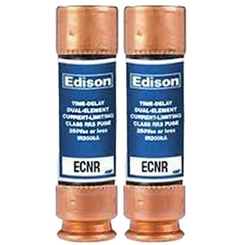 (2 Csomag) Kompatibilis Csere Cefco CRN-R-40 - Edison Késleltetés Biztosíték - 40 Amp 250V - RK5 Kettős Elem