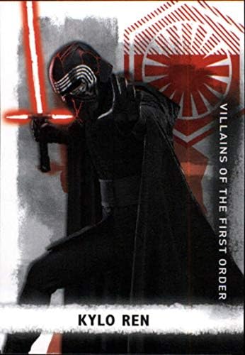 2020 Topps Star Wars A Rise of Skywalker Sorozat 2 Gazemberek Az Első Rend VF-1 Kylo Ren Trading Card