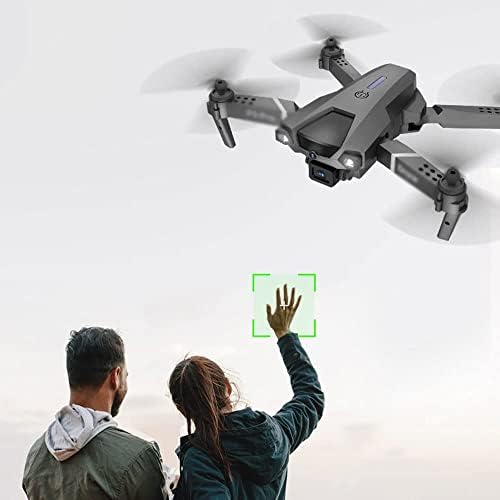 QIYHBVR Összecsukható Drónok a 4K HD Kamera Felnőttek számára, RC Quadcopter WiFi Magasság tart, fej nélküli Módban az Egyik