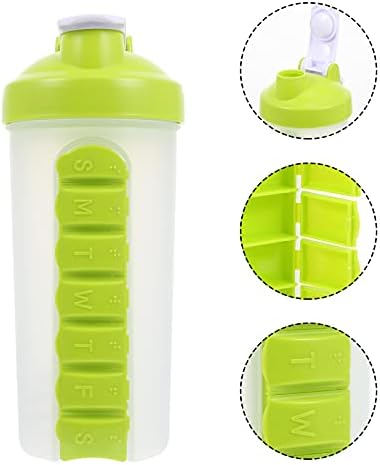 Healeved-Vitamin Víz-Vitamin Vízben Műanyag Shaker Üveg blender üveg protein shake-üveg fehérje mixer üveg, 2 - az - 1-Víz Tároló