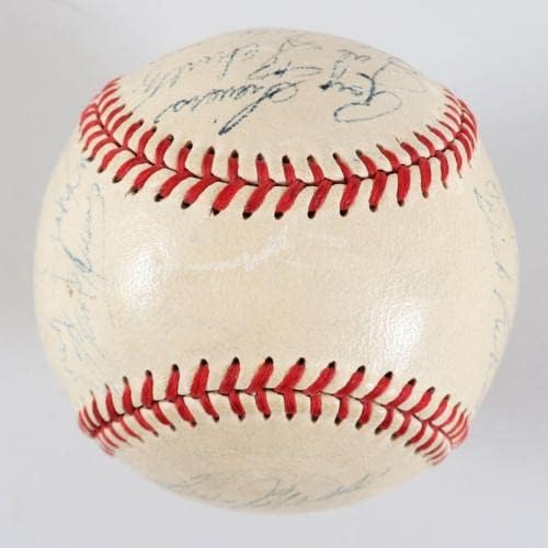 1949-ben a St. Louis Browns Csapata-Dedikált Baseball – COA SZÖVETSÉG - Dedikált Baseball