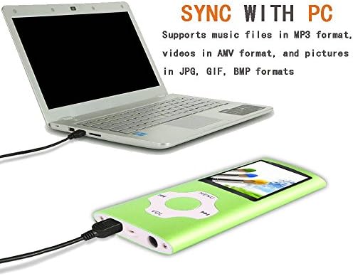 MP3-Lejátszó / MP4 Lejátszó, Hotechs MP3 Lejátszó, 32 gb-os SD Kártya Vékony Klasszikus Digitális LCD 1.82 Screen Mini USB Port FM Rádió,
