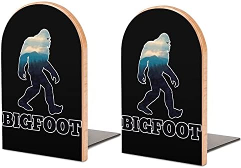 Bigfoot Könyvtámasz Dekoratív Print Fa a Könyv végül a Kereslet a doboz tartalma 1 Pár
