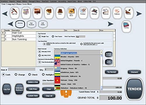 Egy Állomás Szobalány Prémium Szalon Rendszer Windows 10 Szobalány Szalon Nyomtató, illetve a pénztárgép