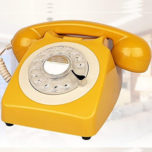 XJJZS Európa Stílus Forog Számlap Vintage Vezetékes Telefon, Műanyag Home Office Retro Vezeték Vezetékes Vezetékes Telefon (Szín :
