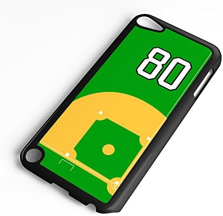 iPod Touch Case 6. Generációs vagy 5. Generációs Baseball 8200 Választani Minden Játékos Jersey-i Száma 50, Fekete Műanyag Testreszabható TYD