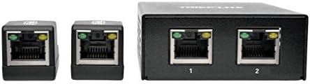 Tripp Lite 2-Port HDMI Át Cat5 Cat6 Bővítő Készlet Power Over Cable 2 Mini Vevők Adó 1080p TAA (B126-2P2M-POC)