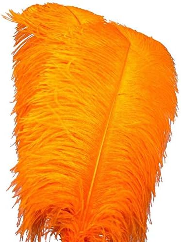 Zamihalaa 10-200Pcs/sok Narancs Strucc-Toll 15-70CM DIY Tollak a Kézműves Karnevál Party Halloween Esküvő Dekoráció Ékszerek Plumas