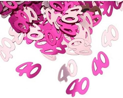 Shatchi 14g 40 Rózsaszín Happy Birthday Party Csillogó Táblázat Konfetti Hinti Dekoráció
