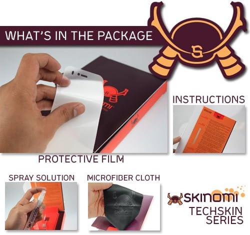 Skinomi Csiszolt Alumínium Teljes Test Bőr Kompatibilis Sony Xperia Z3 (Teljes Lefedettség) TechSkin Anti-Buborék Világos Fólia képernyővédő