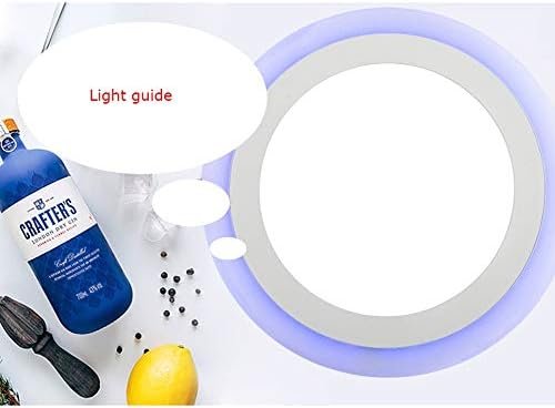 OKLUCK Ultra-Vékony Zuhany IP44 Tükröződésmentes Süllyesztett hideg Fehér 6000K Vékony Profil Mennyezeti LED Panel Fény Hitelesített
