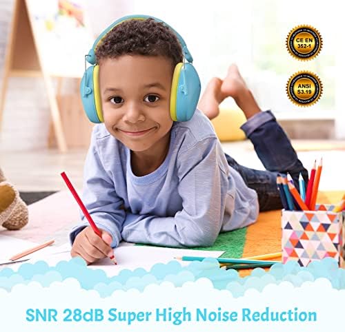 A zajcsökkentés Fülvédő: a Gyerekek zajszűrő Fejhallgató az Autizmus, 28dB Gyerekek hallásvédő Puha Fejpánt, Alacsony Nyomású