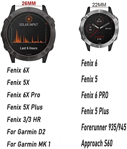 AEHON 26 22mm Szilikon gyorskioldó Watchband Szíj, A Garmin Fenix 6X 6 6 Pro 5X 5 Plusz 3HR Enduro Smartwatch Easyfit Csuklópántot