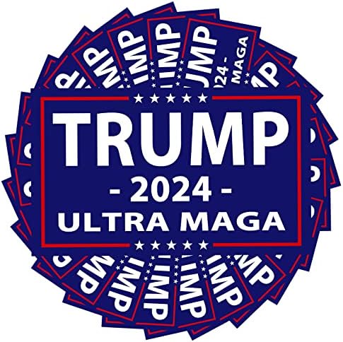 PLMMEOUR 100 Db Trump 2024 Ultra MAGA Lökhárító Matrica, Matrica a Teherautó, Autó, Laptop Lökhárító Ablak Dekoráció Matrica