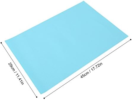 4Set Kék EVA Hűtőszekrény Bélés Párna Felszívódását Megőrzése Pad Ders Shees Szekrények, Tároló(45cm x 29cm)