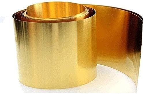 NIANXINN Brass Fém Vékony Lap, Lemez, Fólia Sárgaréz Lemez, Lap (Méret : 0,3 mm x 200mm x 1000mm)