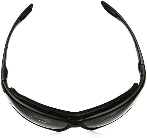 Uvex S0600X Szeizmikus Biztonsági Védőszemüveget, Fekete Keret, Átlátszó Uvextra Anti-Fog Lencse/Fejpánt