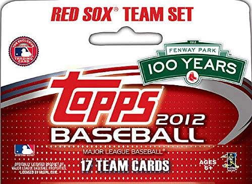 2012 Topps Boston Red Sox Gyári Lezárt Különleges Kiadás 17 Kártya Csapat készen áll; Kártyák Vannak Számlálva Bos1 Keresztül Bos17,