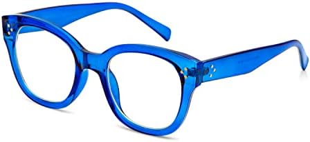 URBNKRU Merész keret túlméretezett kék fény szemüveg női kör számítógépes szemüveg keretek nők