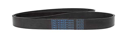 D&D PowerDrive 240J5 Poly V szíj, 5 sávos, Gumi